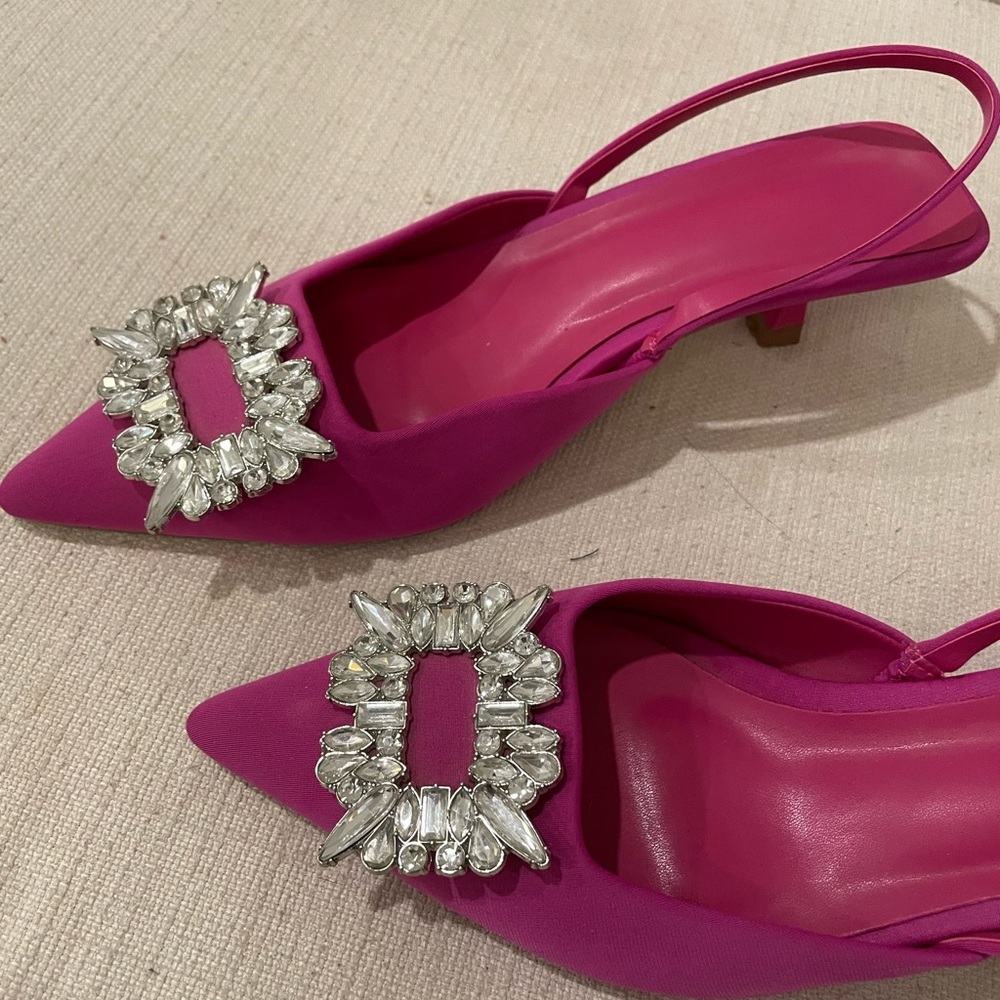 Embellished Kitten Heels